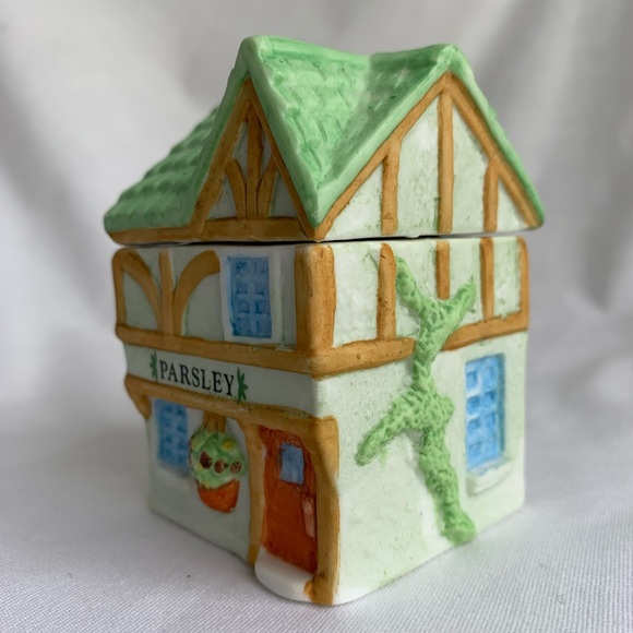 ✨SOLD✨ Spice Jar House Parsley Cottage Container 1994 - Picture 2 of 8